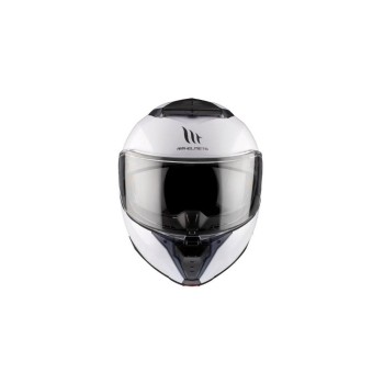 Pack Casco MT Atom 2 SV Blanco + Intercomunicador MT-Rider Sync