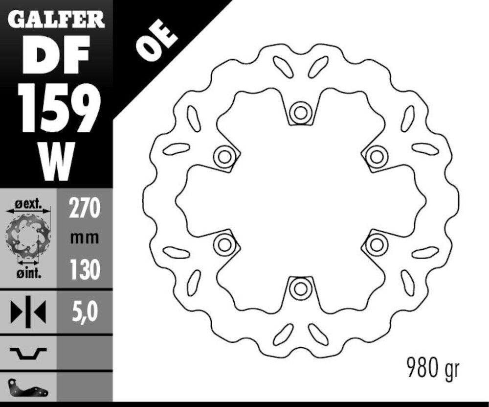 DISC WAVE FIXED 270X5MM