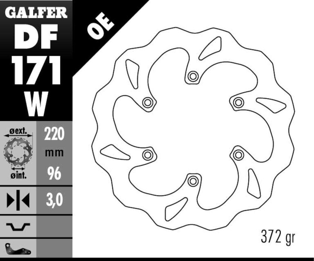 DISC WAVE FIXED 220X3MM