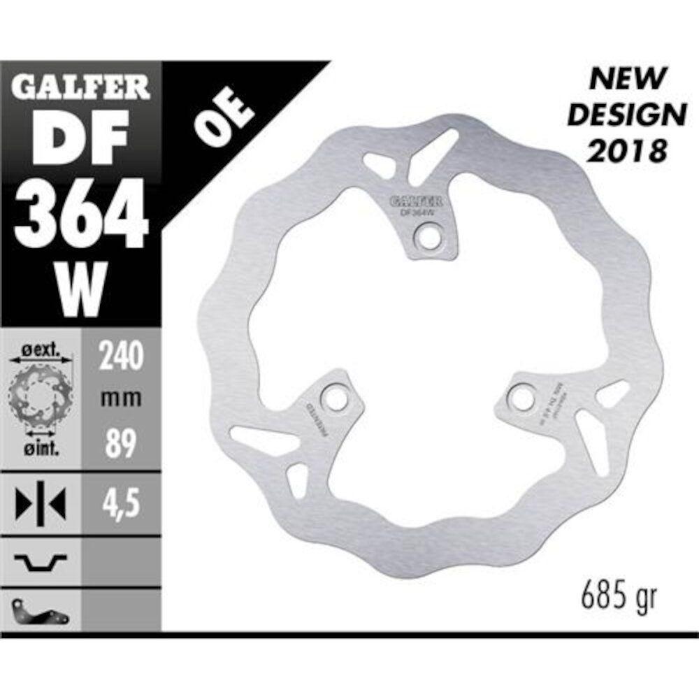 DISCO GALFER WAVE FIXED 240X4,5MM DF364W