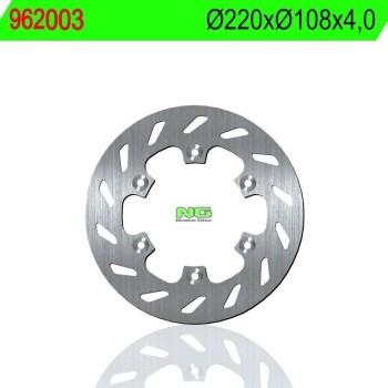Disco Freno Delantero NG Brakes 003 220X108X4,0