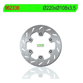 Disco Freno Delantero NG Brakes 336 220X108X3,5
