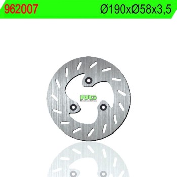 Disco Freno Delatero-Trasero NG Brakes 007 190X058X3,5