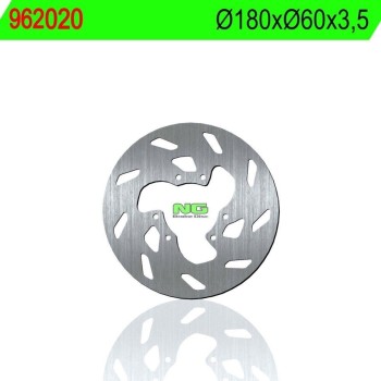 Disco Freno Trasero NG Brakes 020 180X60X3,5
