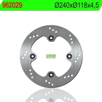 Disco Freno Trasero NG Brakes 029 240X118X4,5