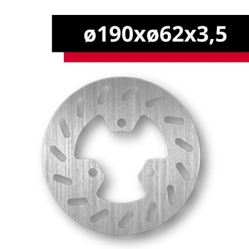 Disco Freno Delantero NG Brakes 087 190X62X3,5