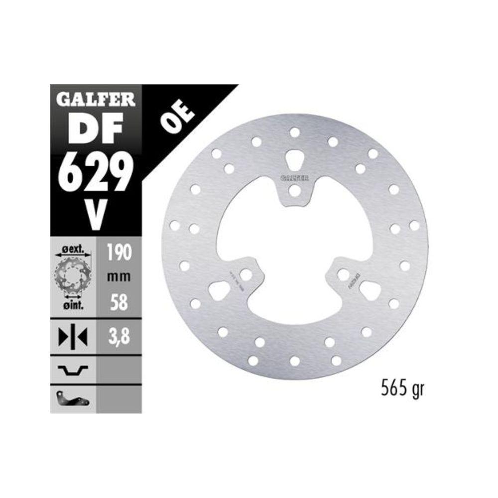 Disco de freno Galfer DF629V para Aprilia SR 50 Yamaha neos Piaggio Typhoon