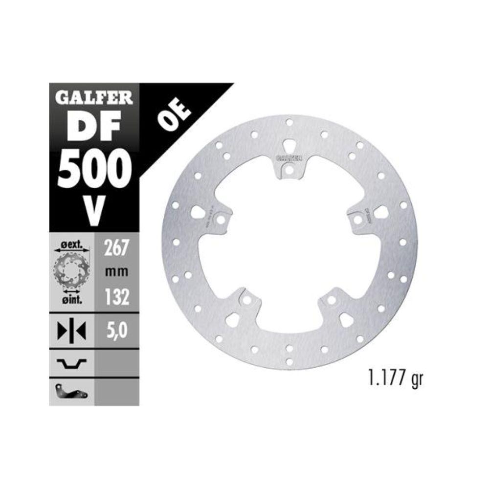 Disco de freno Galfer DF500V para Yamaha XMAX 125 MAJESTY 400 04-,,
