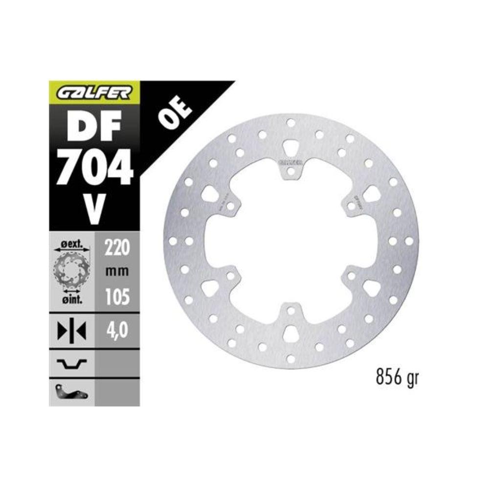 Disco de freno Galfer DF704V para Piaggio Liberty 125/150 98-08