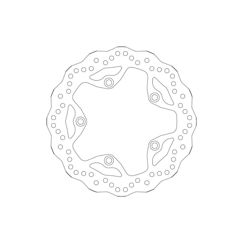 Disco freno SBS 5210 275mm para SYM Maxsym 400/508