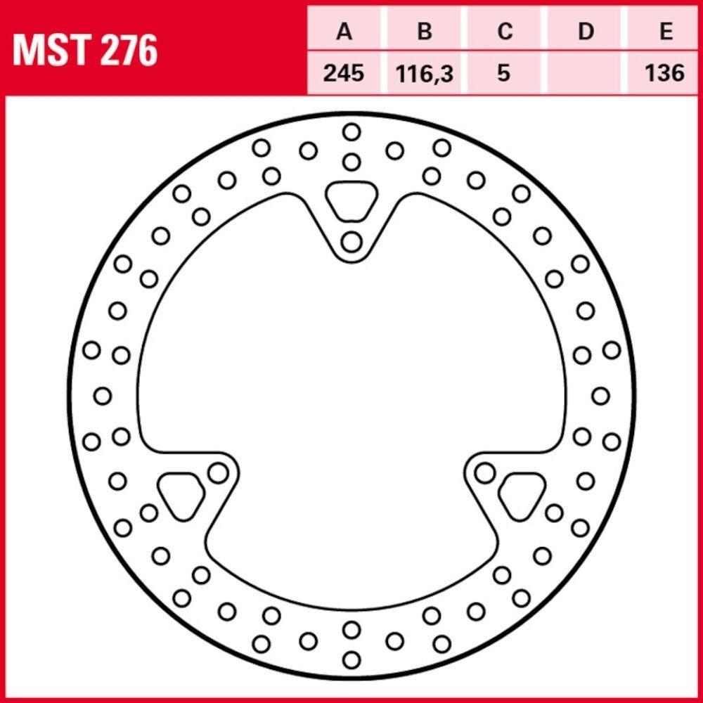 Disco freno TRW MST276 trasero Yamaha X-MAX 125 14-16