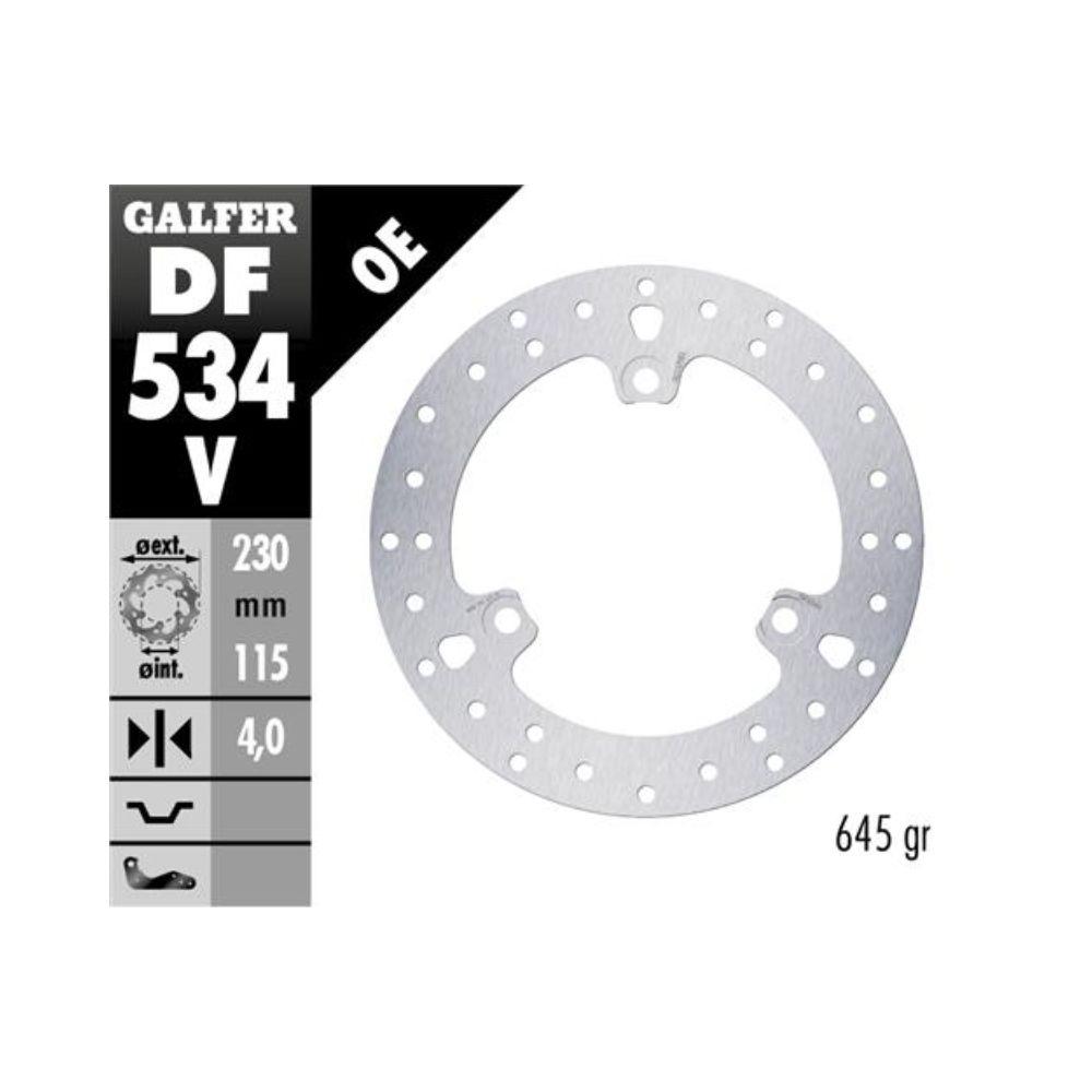Disco de freno Galfer DF534V para Yamaha NMAX 125