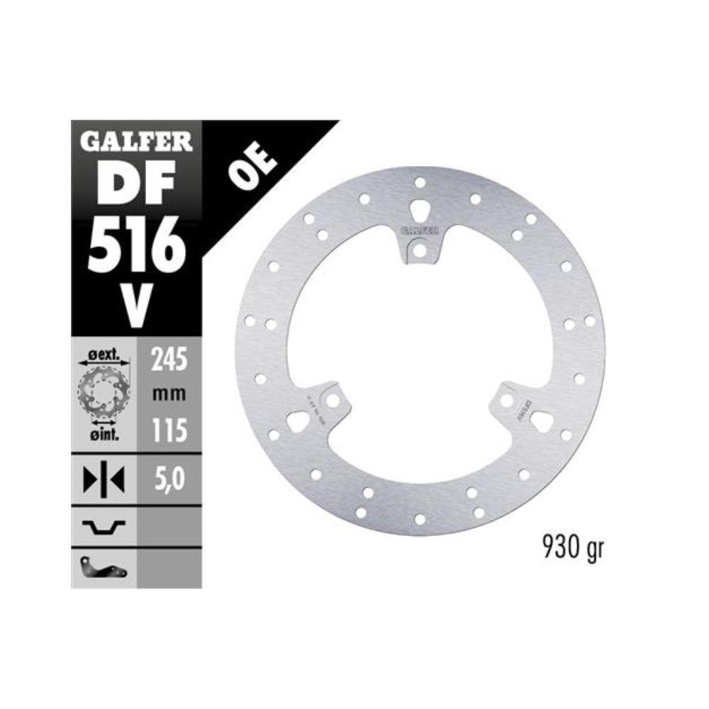 Disco de freno Galfer DF516V trasero para Yamaha XMAX 400