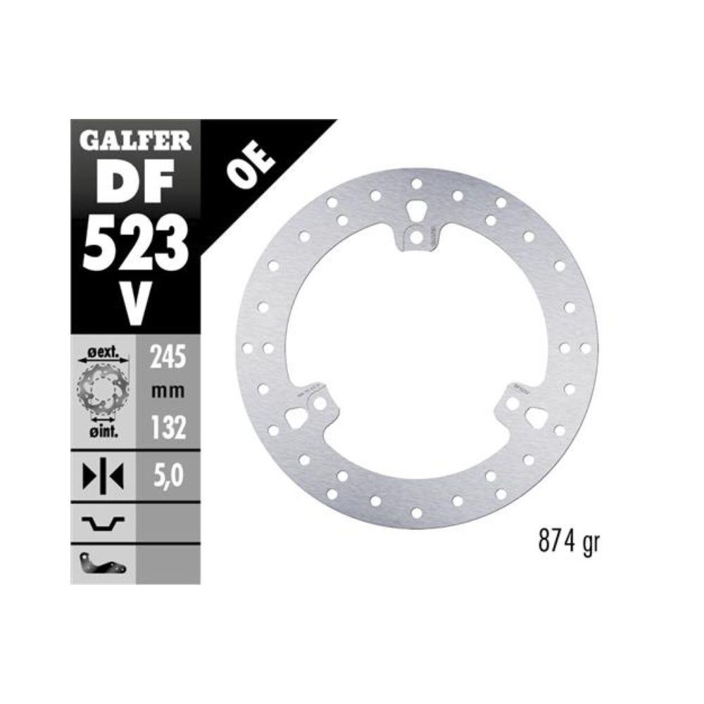 Disco de freno Galfer DF523V trasero para Yamaha XMAX 300