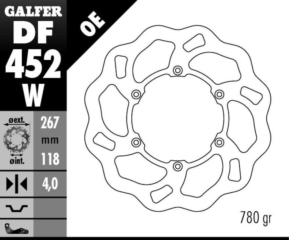 DISC WAVE FIXED 267X4MM