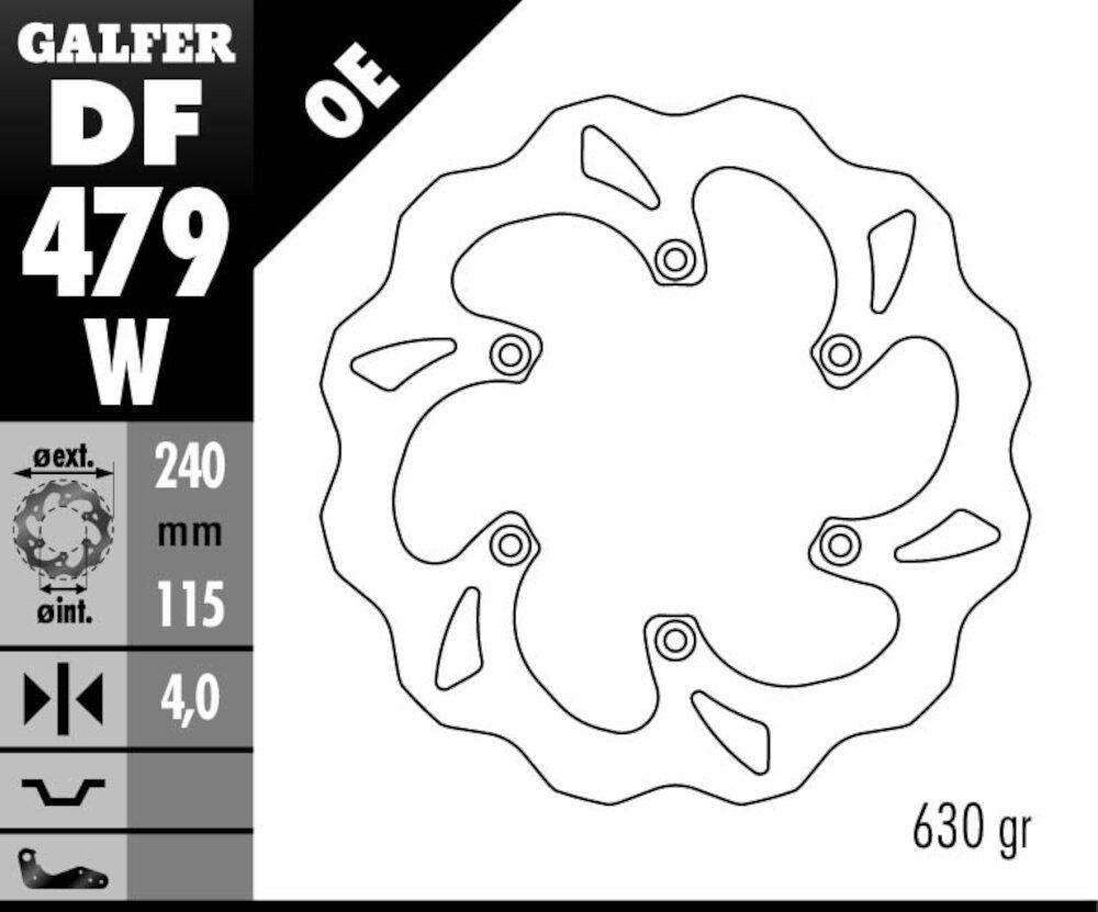 DISC WAVE FIXED 240X4MM