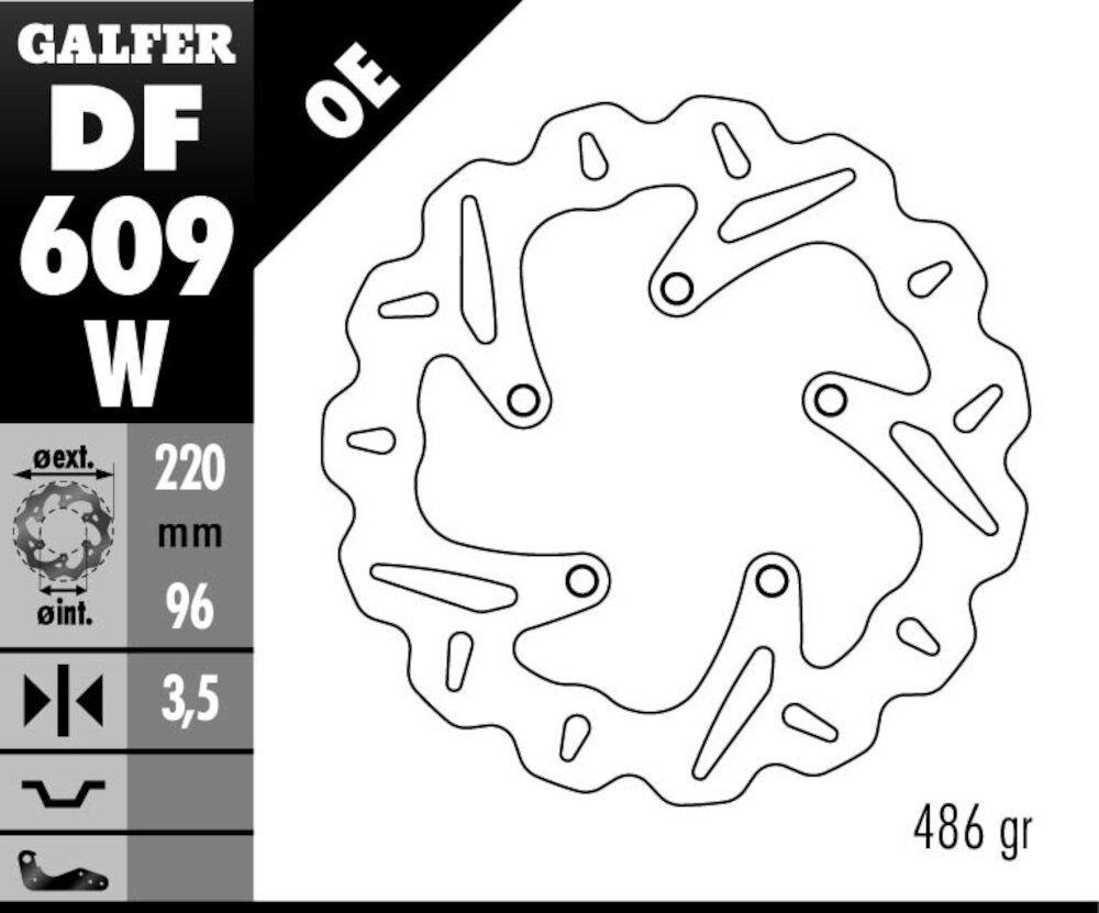 DISC WAVE FIXED 220X3MM