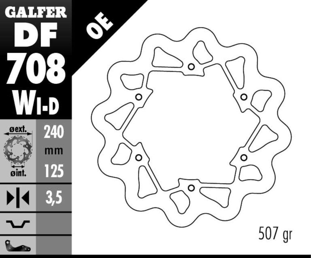 DISC WAVE FIXED LEFT 240X3,5MM