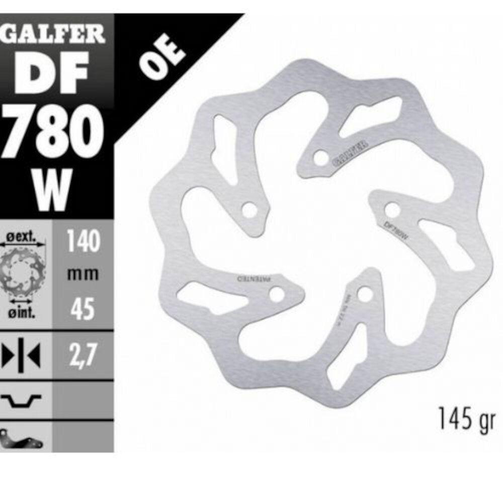 DISCO FRENO GALFER WAVE FIXED 140X2,7MM