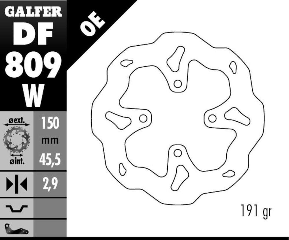 DISC WAVE FIXED 150X2,9MM