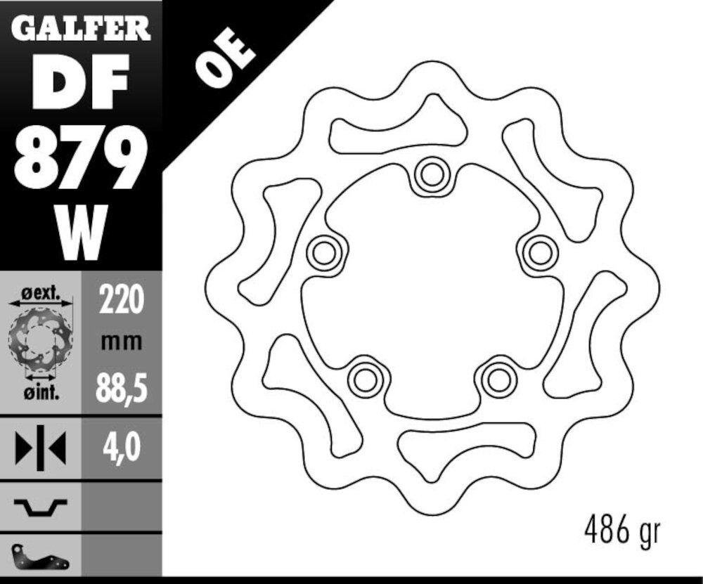 DISC WAVE FIXED 219,5X4MM