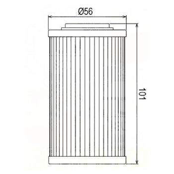 Filtro de aceite Hiflofiltro HF564 Buell 1125 CR 09-10