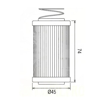 Filtro aceite Hiflofiltro HF567 MV Agusta 920 Brutale 11