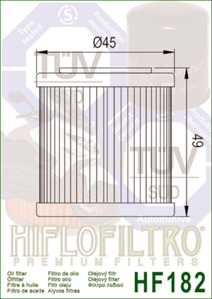 FILTRO ACEITE HF182 PIAGGIO BEVERLY-350 4T