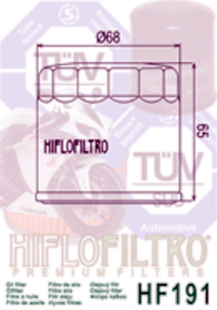 FILTRO ACEITE HF191 TRIUMPH PEUGEOT, BENELLI