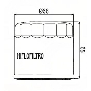 Filtro aceite Hiflofiltro HF191 Benelli 302 BN 15-16