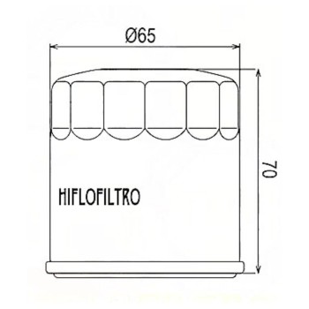 Filtro aceite Hiflofiltro HF175 Harley Davidson XG500 NAA Street 15-20