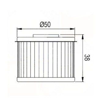 Filtro aceite Hiflofiltro HF103 Honda CRF250 17-20