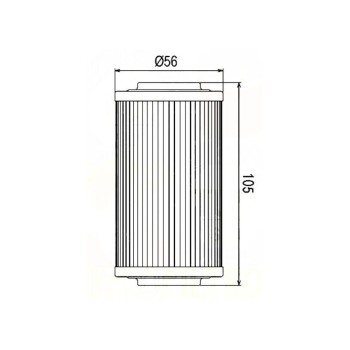 Filtro aceite Hiflofiltro HF556  Bombardier ATV 500 Quest 03-04