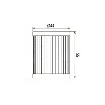 Filtro aceite Hiflofiltro HF972 Suzuki AN250 Burgman 99-07