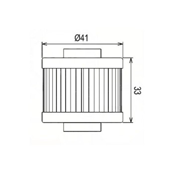 Filtro aceite Hiflofiltro HF185 Aprilia Leonardo 125 96-98
