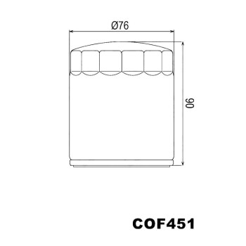 Filtro aceite Champion COF451 Moto Guzzi 850 Breva 06-11