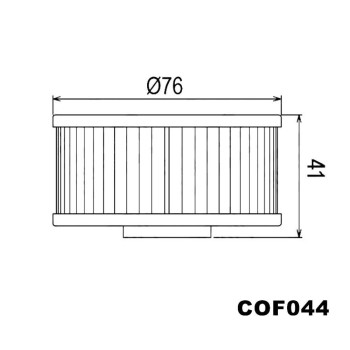 Filtro de Aceite Champion COF044 para Yamaha XJ400  400 cc  (1982)