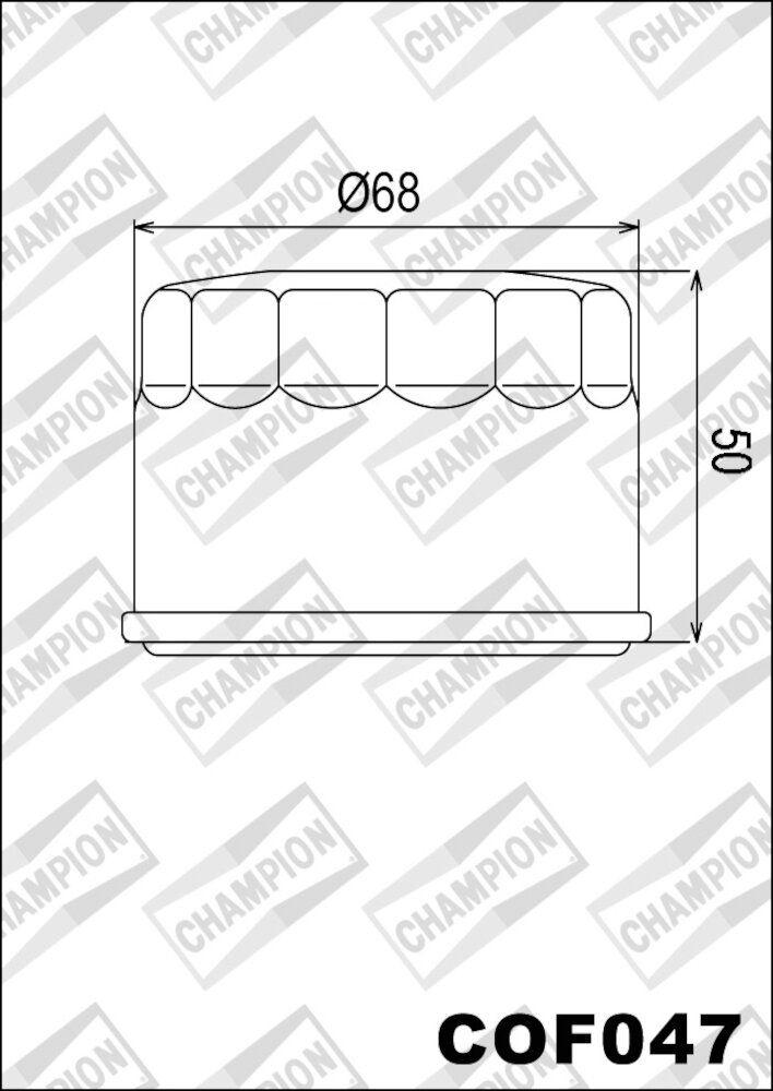 FILTRO DE ACEITE CHAMPION COF047