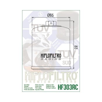 Filtro de aceite Hiflofiltro HF303RC