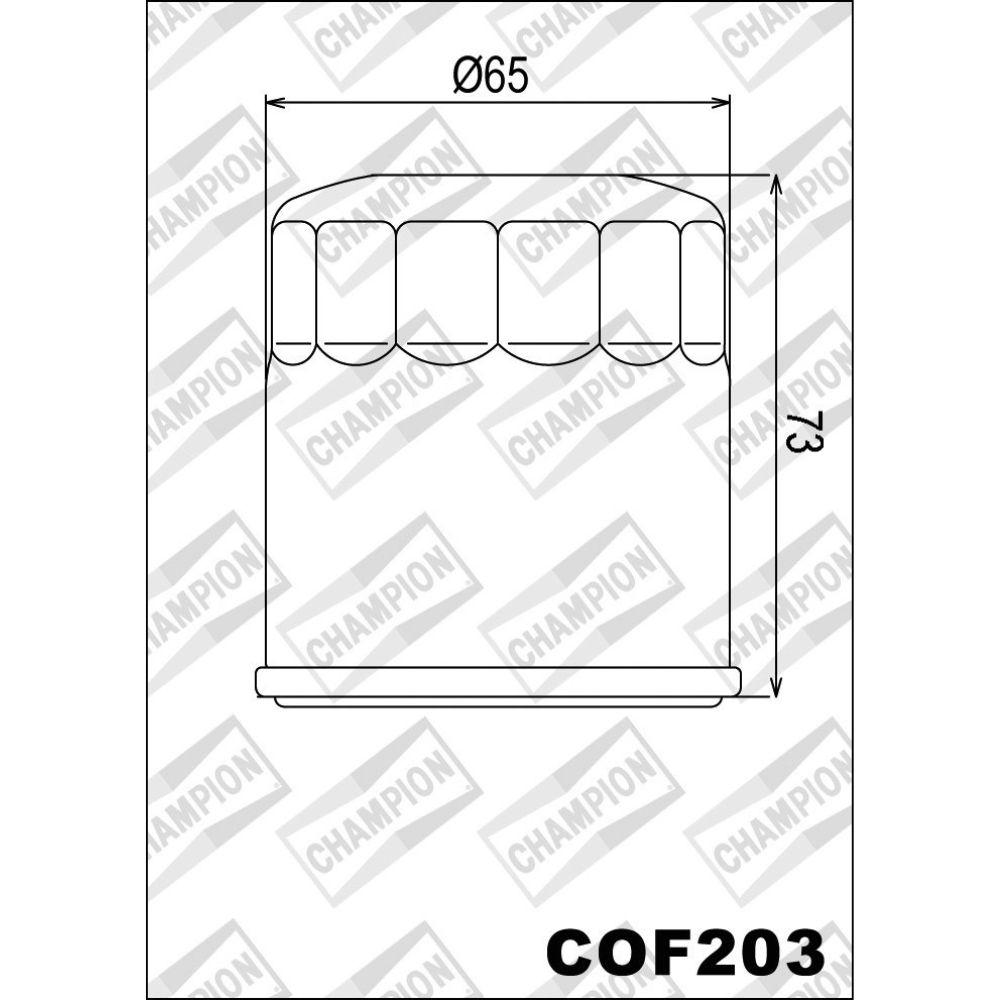 FILTRO ACEITE COF203