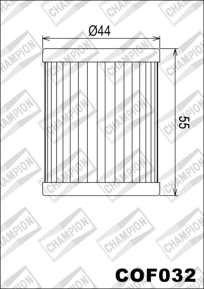 FILTRO DE ACEITE CHAMPION COF032 / X328  / X355