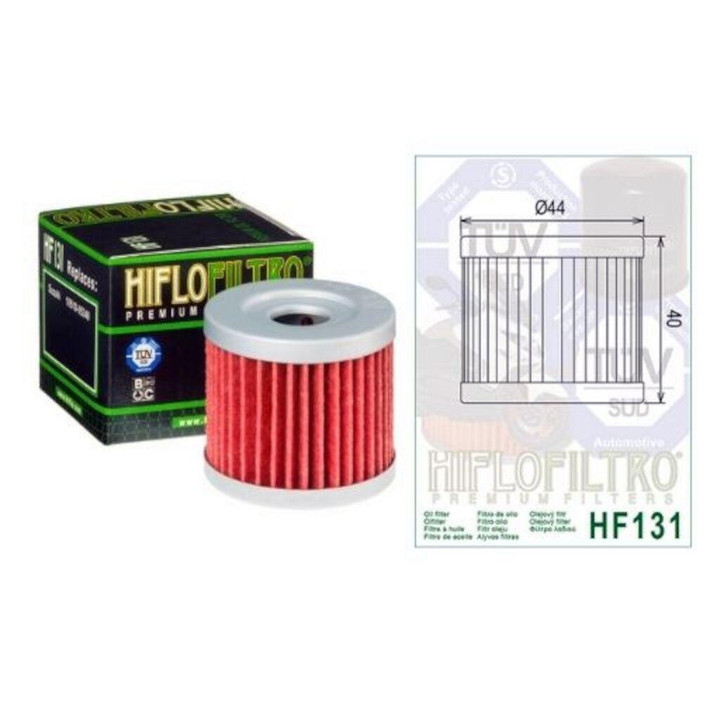 4-Pack Hiflo Filtro HF131 Motorcycle & Quad Premium Oil Filters - Compatible With Suzuki SP125 Z,D 1982-83 - Made In UK