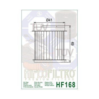 Filtro aceite Hiflofiltro HF168