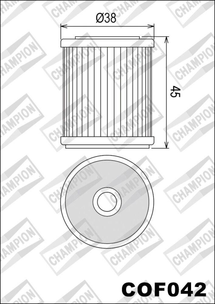 FILTRO ACEITE COF042 WR-400