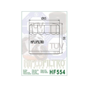 Filtro de aceite Hiflofiltro HF554