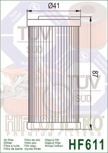 FILTRO DE ACEITE HF611 SHERCO BMW G450X