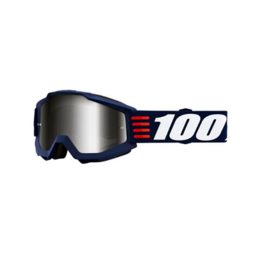 GAFAS OFF ROAD 100%  LENTE ESPEJO + LENTE TRANSP.