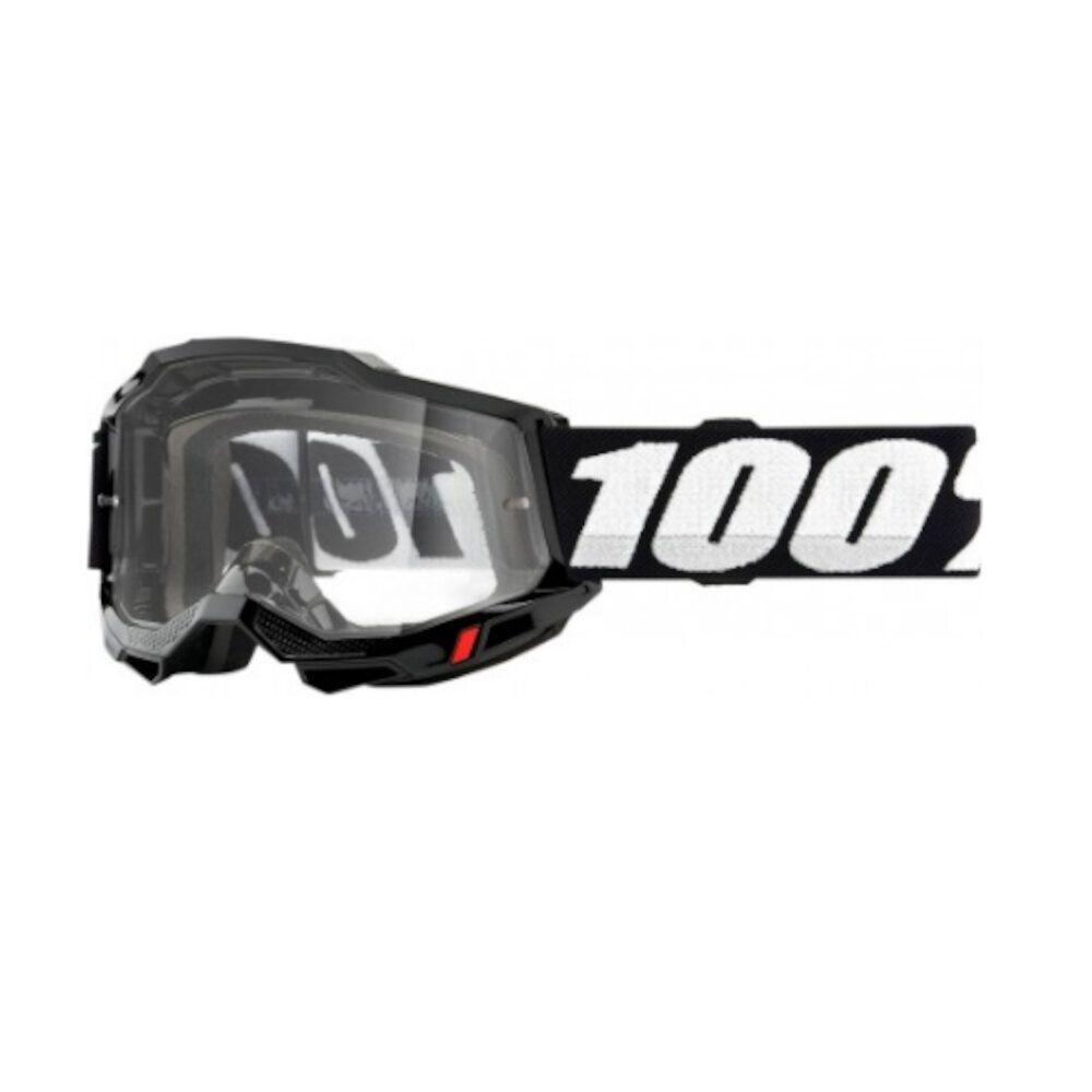 GAFAS OFF ROAD 100%  ACCURI 2 NEGRA TRANSPAR.