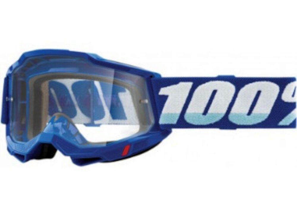 GAFAS OFF ROAD 100%  ACCURI 2 AZUL CLARO TRANSP.