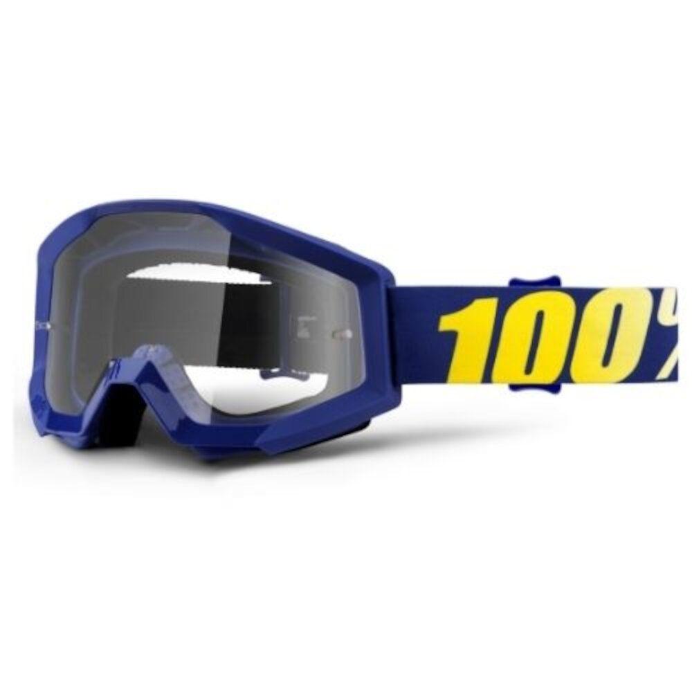 GAFAS OFF ROAD 100%  STRATA 2 AZUL OSCURO/TR.